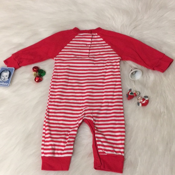 🎅NWT🎅GERBER-CHRISTMAS BODYSUIT 0-3 MONTHS - Picture 3 of 8